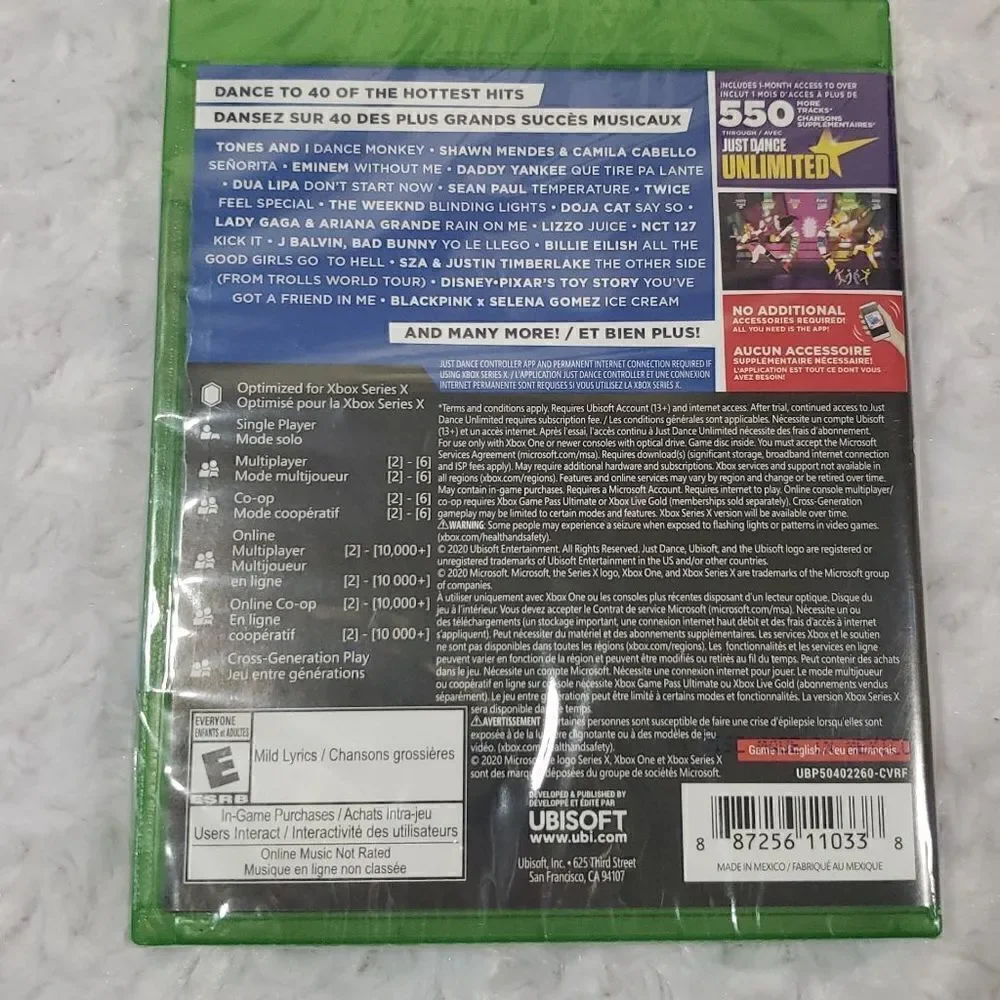 BRAND NEW Just Dance 2021 XBOX